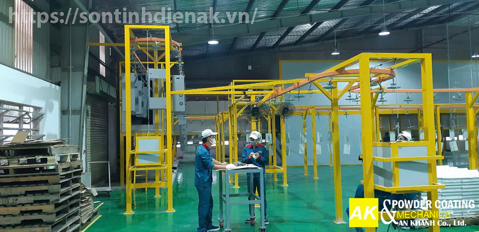 Gia công sơn tĩnh điện