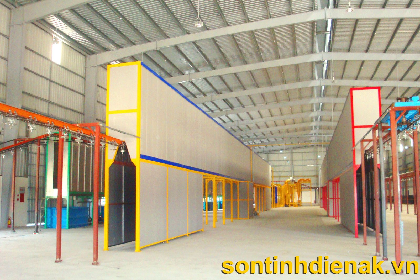 hệ thống sơn tĩnh điện An Khanh