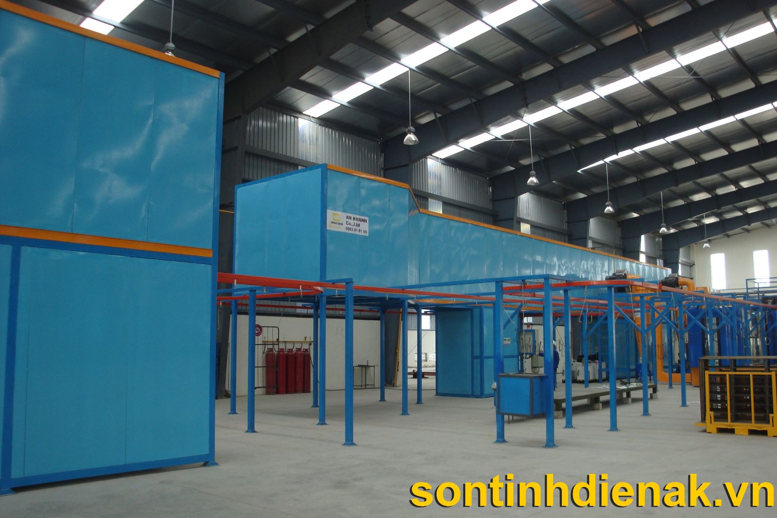 Lò sấy khô sơn tĩnh điện