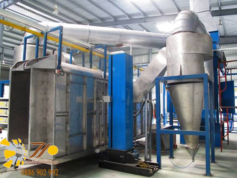 Hệ thống lò sấy sơn tĩnh điện