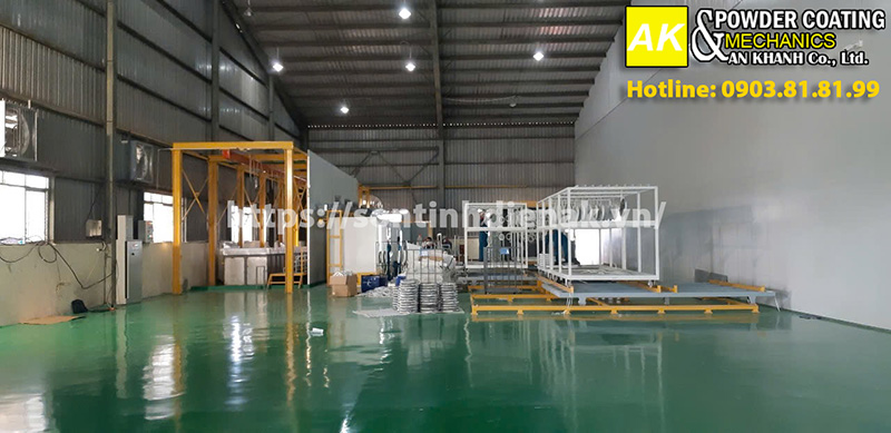 buồng phun sơn tĩnh điện