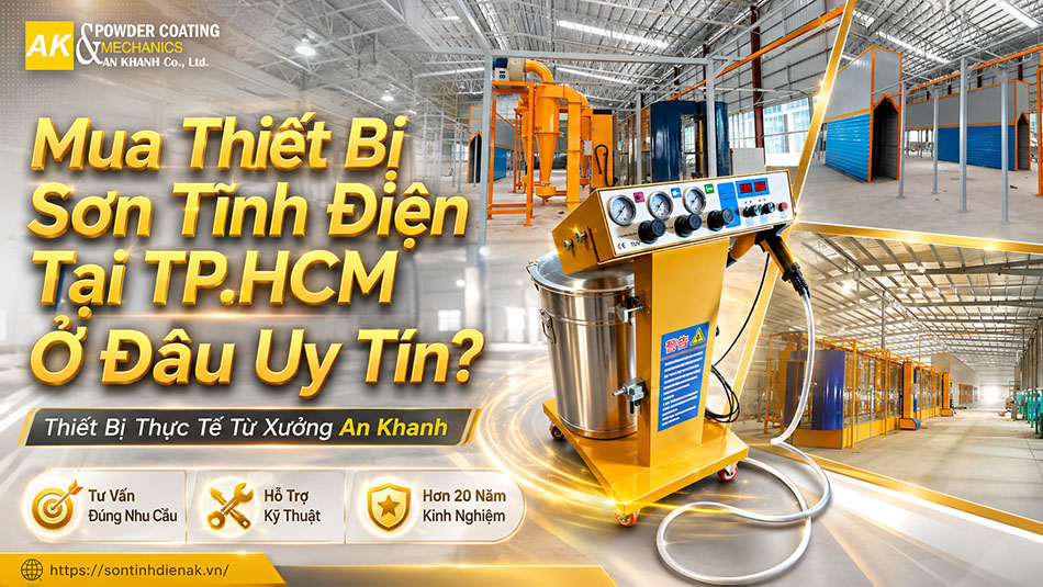 Thiết bị sơn tĩnh điện tại tphcm