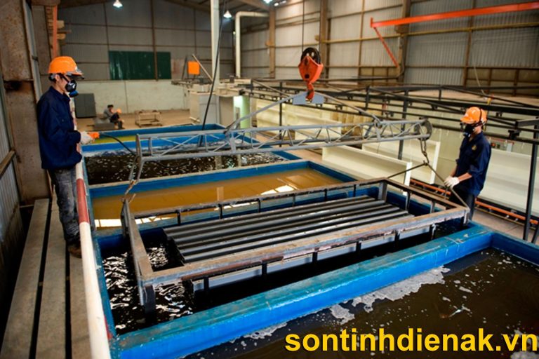 Bể Hóa Chất Xử Lý Bề Mặt Sơn Tĩnh Điện