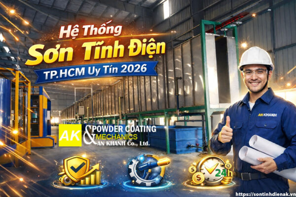 hệ thống sơn tĩnh điện tphcm