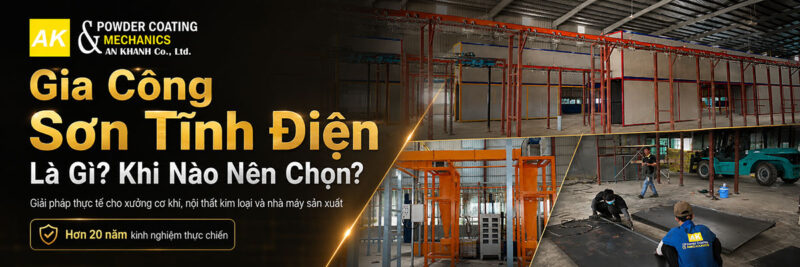 gia công sơn tĩnh điện