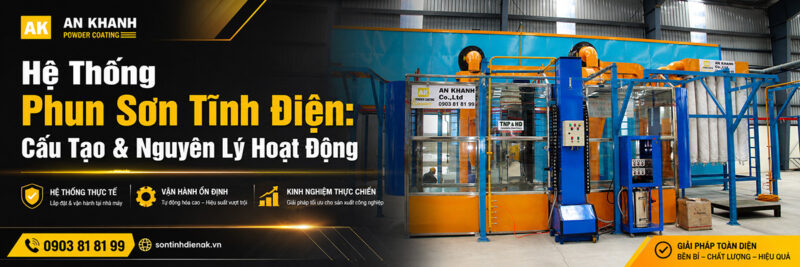 Hệ thống phun sơn tĩnh điện ak