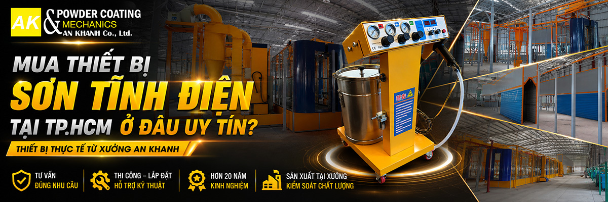 Thiết bị sơn tĩnh điện tại tphcm