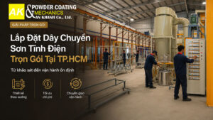 Lắp đặt dây chuyền sơn tĩnh điện trọn gói