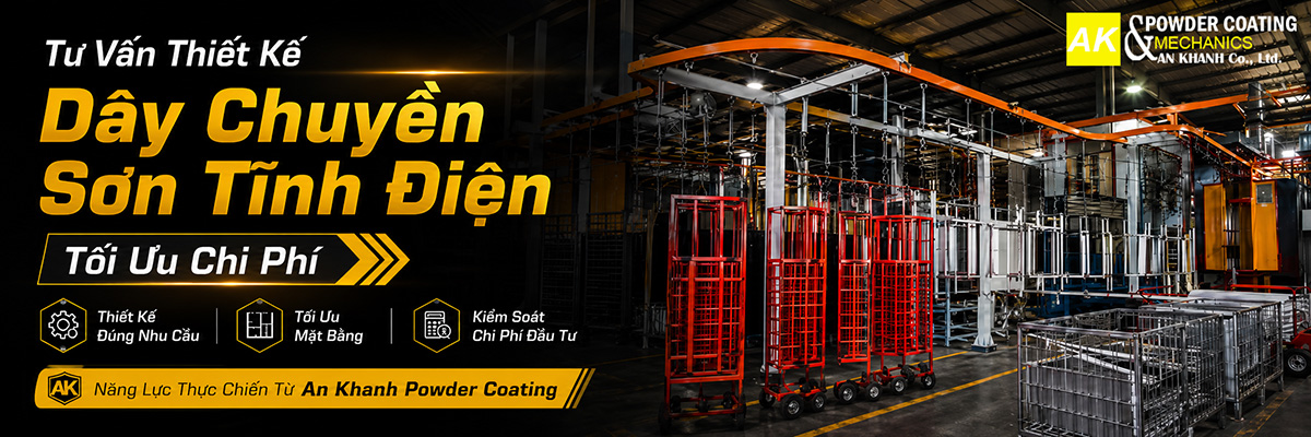 tư vấn thiết kế dây chuyền sơn tĩnh điện