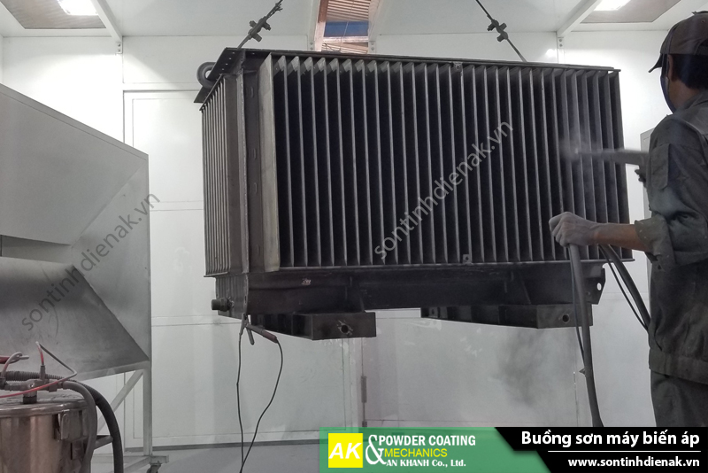 Buồng sơn máy biến áp ( có thu hồi )
