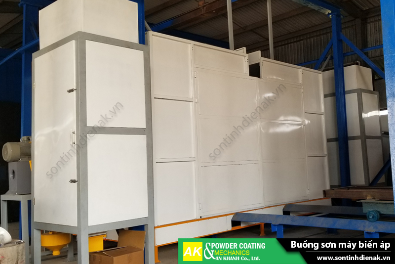 Buồng sơn máy biến áp ( có thu hồi )