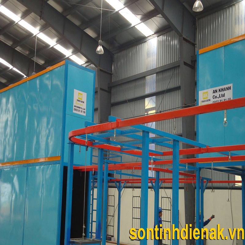 Hệ thống sơn tĩnh điện giá rẻ tại TP.HCM