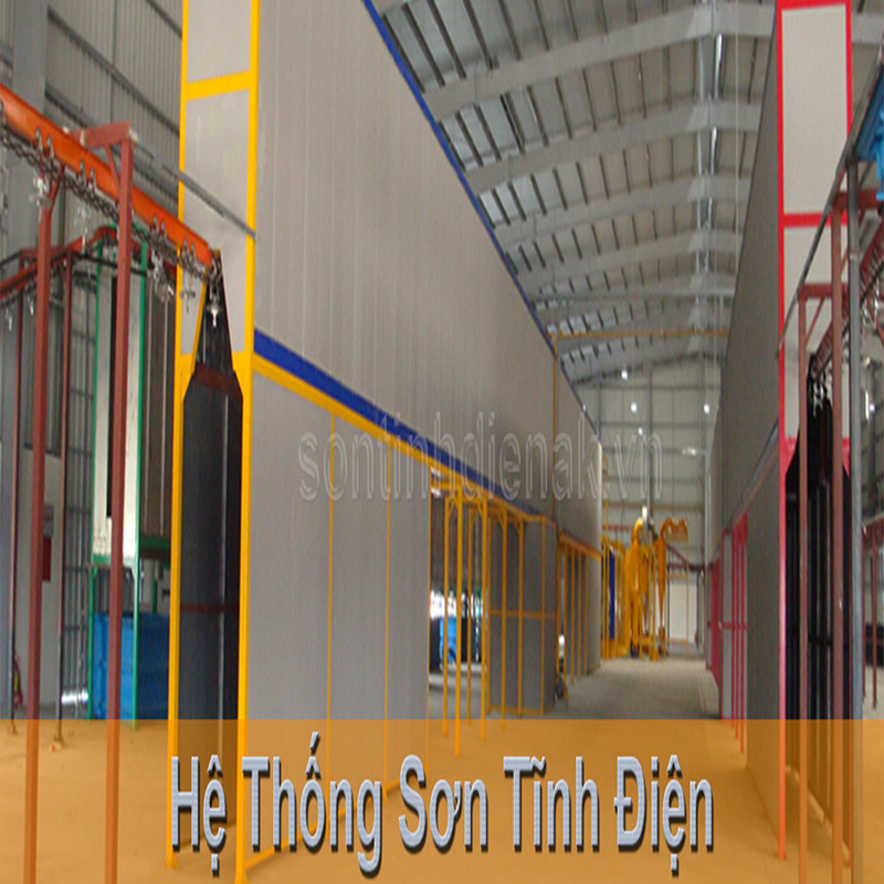 Hệ thống sơn tĩnh điện giá rẻ tại TP.HCM