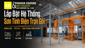 Lắp đặt hệ thống sơn tĩnh điện trọn gói