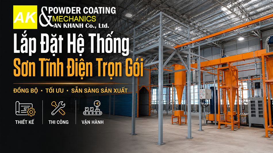 Lắp đặt hệ thống sơn tĩnh điện trọn gói