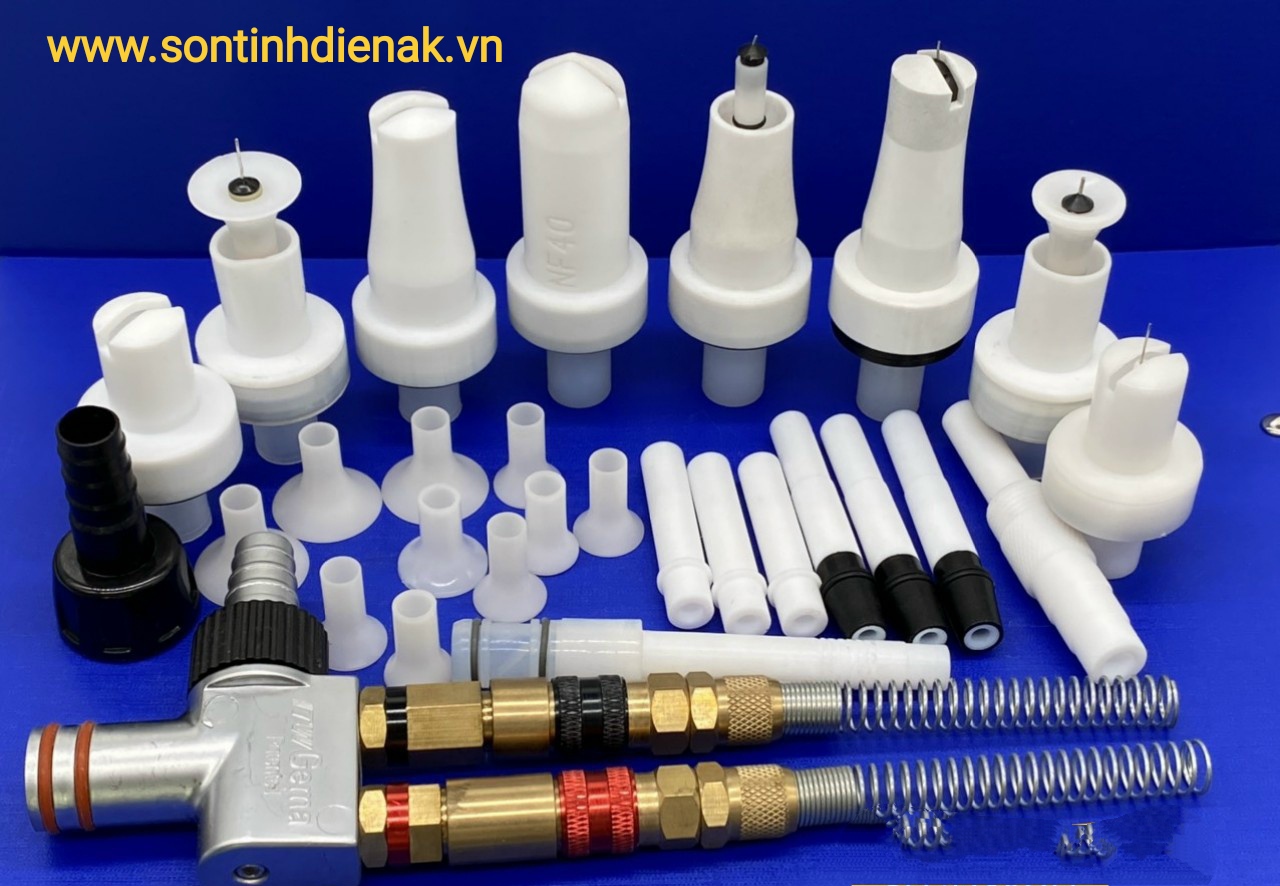 Phụ kiện súng phun sơn tĩnh điện