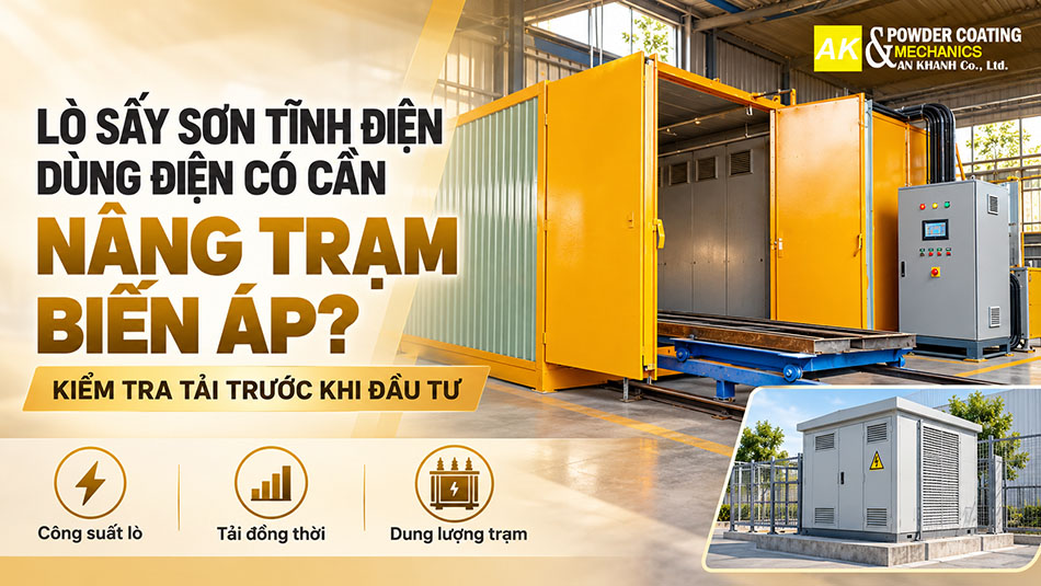 Lò Sấy Sơn Tĩnh Điện Dùng Điện